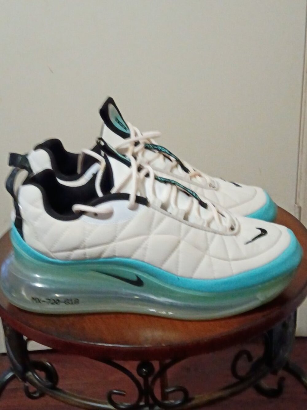 Nike Women's Air MX-720-818 Platinum Tint Aqua/Teal White Shoes CK2607-001 Sz 10